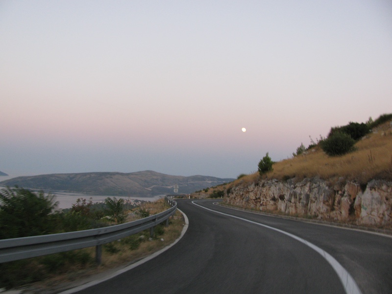 Road to Split, Croatia