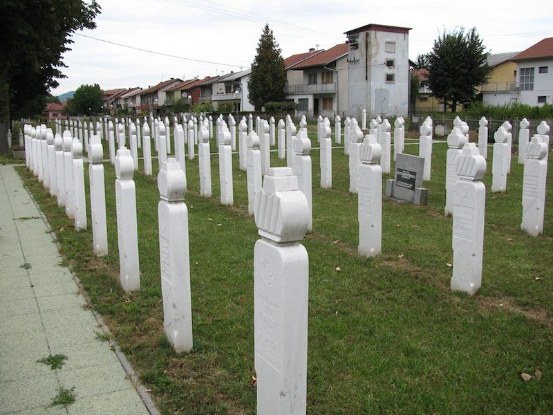 Cemetery for War Victims in Prijedor, Bosnia & Herzegovina